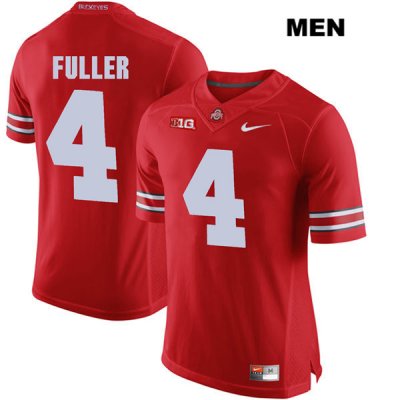 Men's NCAA Ohio State Buckeyes Jordan Fuller #4 College Stitched Authentic Nike Red Football Jersey OX20J83DM